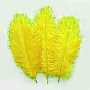 Ostrich feather - YELLOW